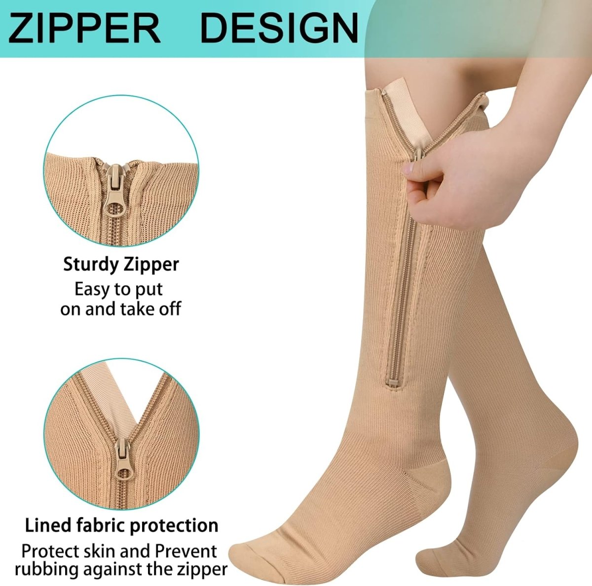 Flex Zip - Omega Walk - Zip S Beige