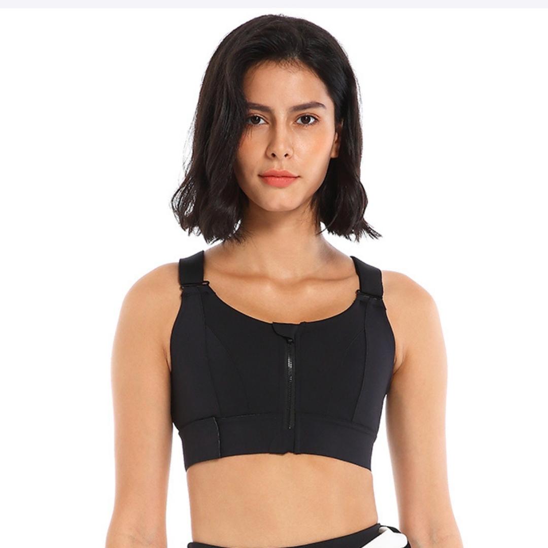 High Impact Crossback Sports Bra - Omega Walk - XY-S2WX-Black -S