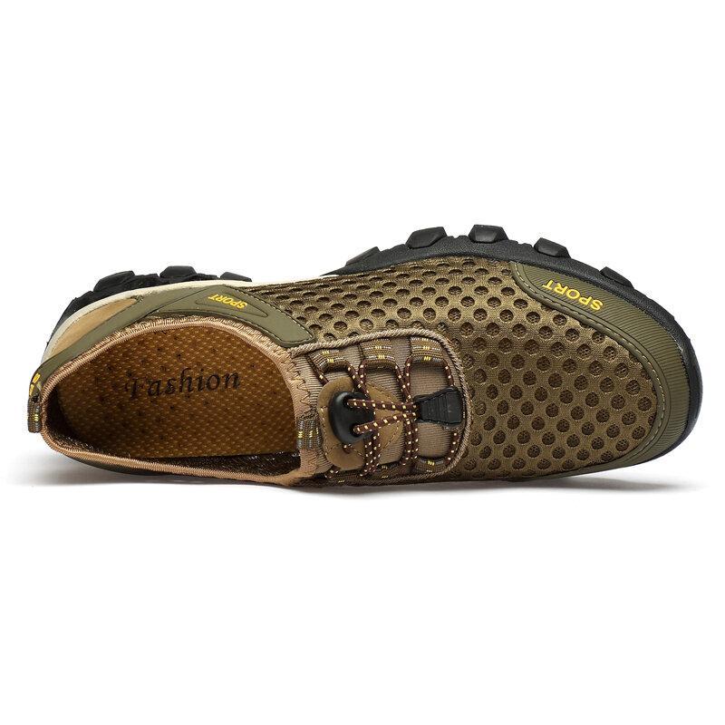 Outdoor shoes for men - Omega Walk - MEN SHOES-21-Khakhi-39