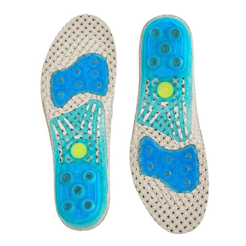 Silica Gel, High-Impact Spring Cushioning Shock Absorption Insoles - Omega Walk - XD-414-SMALL