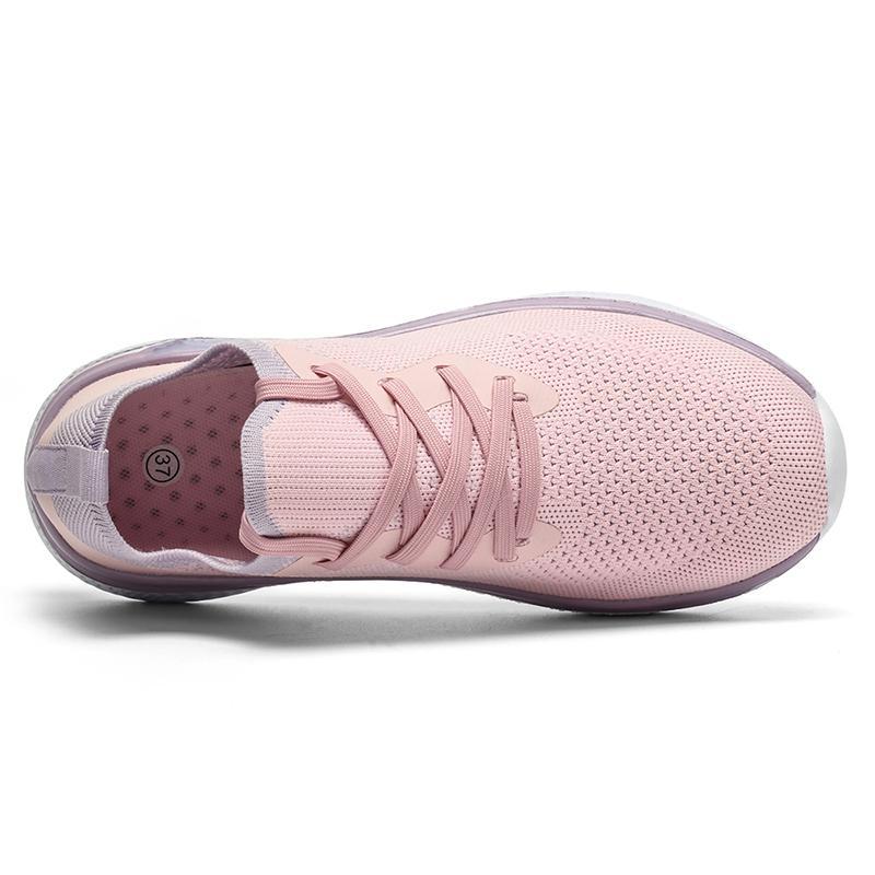 Women's Ultra comfortable shoes - Omega Walk - M193-Pink-35